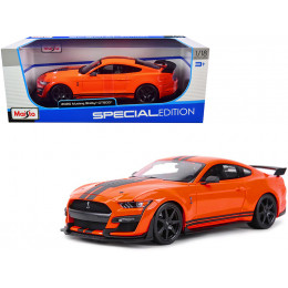 2020 Ford Mustang Shelby GT500 Orange with Black Stripes 