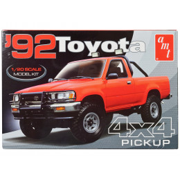 Skill 2 Model Kit 1992 Toyota 4x4 Pickup Truck (2023) 1/20 Scale Model by AMT