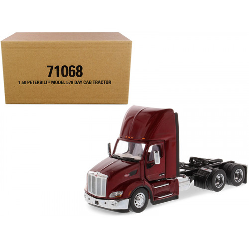 Peterbilt 579 Day Cab Truck Tractor Legendary Red 