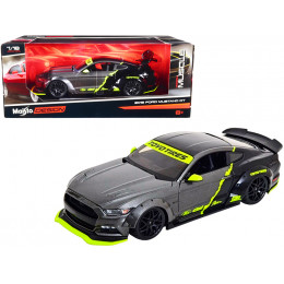 2015 Ford Mustang GT 5.0 Gray Metallic and Black with Graphics 