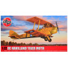 Level 2 Model Kit De Havilland Tiger Moth Aircraft with 2 Scheme Options 1/72 Plastic Model Kit by Airfix