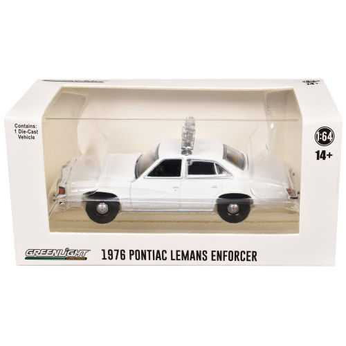 1976-77 Pontiac LeMans Enforcer White with Light Bar 