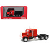 GMC Sleeper Cab Red 1/87 (HO) Plastic Model Car by Promotex