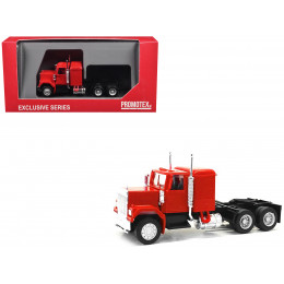 GMC Sleeper Cab Red 1/87 (HO) Plastic Model Car by Promotex
