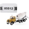 CAT Caterpillar CT681 Concrete Mixer Yellow and White