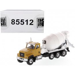 CAT Caterpillar CT681 Concrete Mixer Yellow and White 