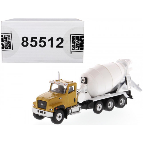 CAT Caterpillar CT681 Concrete Mixer Yellow and White 