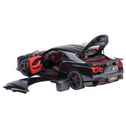 Nissan GT-R50 By ItalDesign Black and Matt Black 1/18 Model Car by Autoart