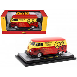 1960 Volkswagen Delivery Van Red and Yellow 