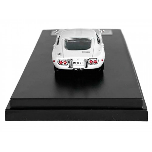Toyota 2000GT White 1/64 Diecast Model Car by LCD Models