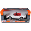 1986 Chevrolet Corvette C4 Convertible White with Red Interior