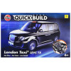 Skill 1 Model Kit London Taxi LEVC TX Black Snap Together Painted Plastic Model Car Kit by Airfix Quickbuild