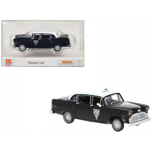 1974 Checker Cab Black and White 