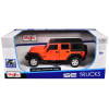 2015 Jeep Wrangler Unlimited Bright Orange with Black Top