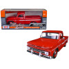 1966 Chevrolet C10 Fleetside Pickup Truck Red 1/24 Diecast Model Car by Motormax