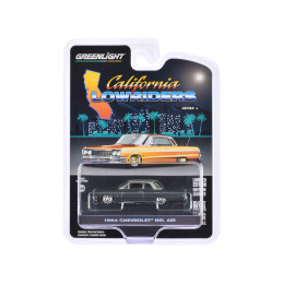 1964 Chevrolet Bel Air Dark Gray Metallic and Silver Metallic 