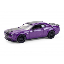 2023 Dodge Challenger SRT Hellcat Plum Crazy Metallic with Black Stripes 