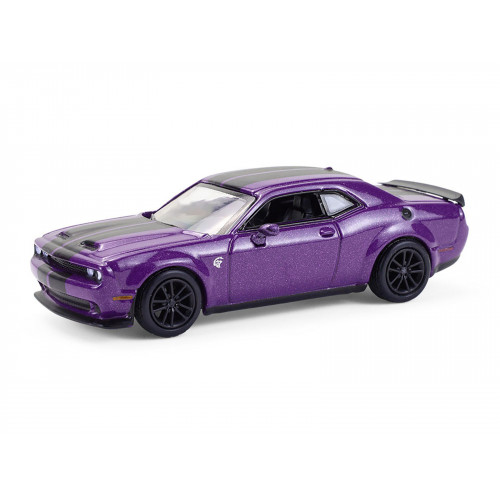 2023 Dodge Challenger SRT Hellcat Plum Crazy Metallic with Black Stripes 
