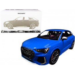 2019 Audi RS Q3 Sportback Blue Limited Edition to 240 pieces Worldwide 1/18 Diecast Model Car by Minichamps