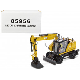 CAT Caterpillar M318 Wheeled Excavator Yellow with Operator 