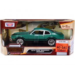 1974 Ford Maverick Grabber Green with Black Stripes 