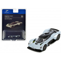 Aston Martin Valkyrie Skyfall Silver Metallic with Black Top 