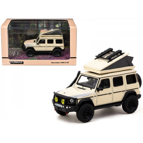 Mercedes-AMG G 63 with Camping Tent Beige 