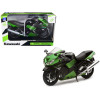 2011 Kawasaki ZX-14 Ninja Green Motorcycle Model 1/12 by New Ray