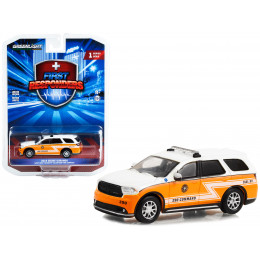 2019 Dodge Durango White and Orange 