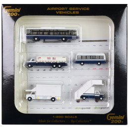 Airport Service Vehicles Set of 5 pieces 