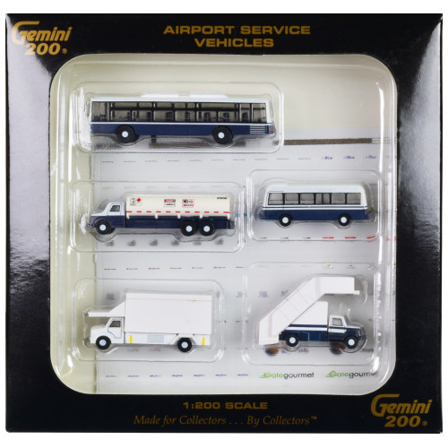Airport Service Vehicles Set of 5 pieces 