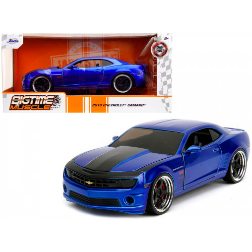 2010 Chevrolet Camaro Candy Blue with Black Hood 