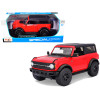 2021 Ford Bronco Wildtrak Red with Black Top