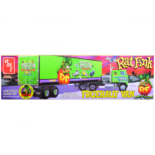 Skill 3 Model Kit Fruehauf FB Beaded Panel Van Trailer 