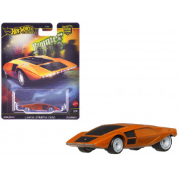 Lancia Stratos Zero Concept Car Orange Metallic 
