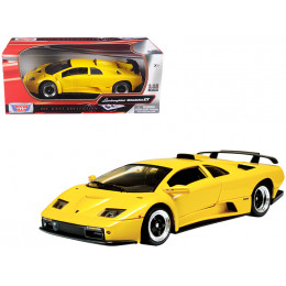 Lamborghini Diablo GT Yellow 1/18 Diecast Model Car by Motormax
