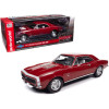1967 Chevrolet Camaro RS/SS Bolero Red with White Stripe and White Interior 