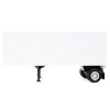 27ft Single-Axle Trailer (No Converter Dolly) White 1/87 (HO) Plastic Model by Promotex