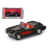 1957 Chevrolet Corvette Convertible Black 1/43 Diecast Model Car by Road Signature
