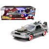 DeLorean Brushed Metal Time Machine with Lights 