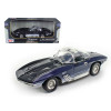 1961 Chevrolet Corvette Mako Shark Dark Blue 1/18 Diecast Model Car by Motormax