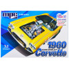 Skill 2 Model Kit 1960 Chevrolet Corvette 7-in-1 Kit 1/25 Scale Model by MPC