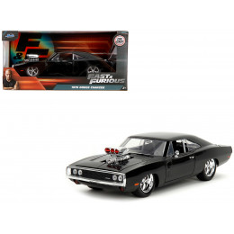 1970 Dodge Charger Black with Race Interior 