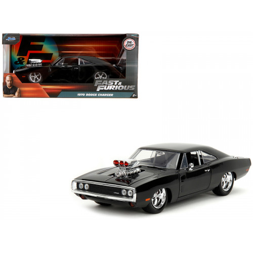 1970 Dodge Charger Black with Race Interior 