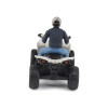 Can-Am Renegade X XC 1000R ATV Chalk Gray with Driver Figure 1/32 Diecast Model by BRP Models