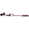 Kenworth W990 Heavy Haul Day Cab and Magnitude Tri-Axle Lowboy Trailer with Flip Tail
