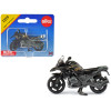 BMW R1250 GS LCI Motorcycle Black and Gray Diecast Model by Siku