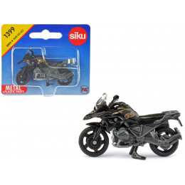 BMW R1250 GS LCI Motorcycle Black and Gray Diecast Model by Siku