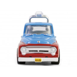 1956 Ford F-100 Pickup Truck with Tool Boxes and Ladders 