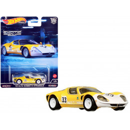 1969 Alfa Romeo 33 Stradale #33 Yellow and White 